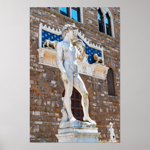 Poster David de Michel-Ange - Florence, Toscane, Italie