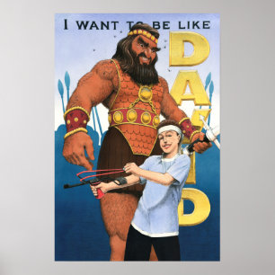 Poster David et Goliath - Garçon