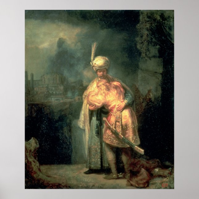 Poster David et Jonathan, 1642 (Devant)