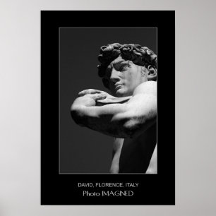 POSTER DAVID, FLORENCE, ITALIE