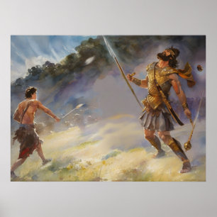 Poster David lutte contre Goliath