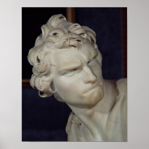 Poster David, petit groupe de la tête, 1623-23