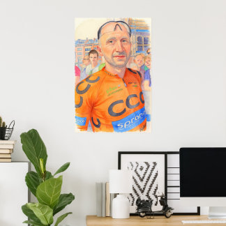 Poster Davide Rebellin Flèche Brabançonne à Louvain 2015