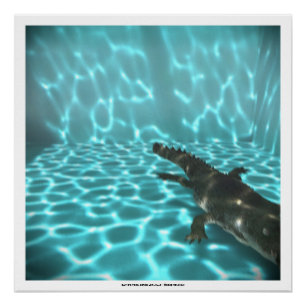 Poster DAVID'S POOL SERIES p07c flou3- 3D Computer ART