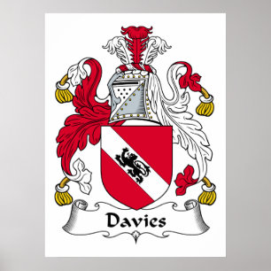 Poster Davies Family Crest
