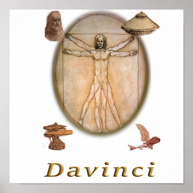 Poster Davinci (Devant)