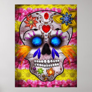 Poster Day of the Dead - Death Mask