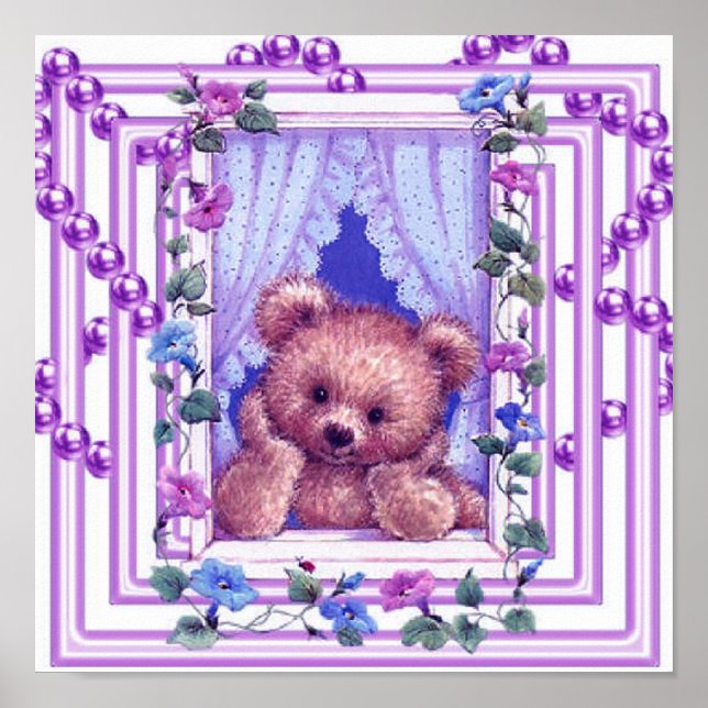 Poster Daydredy Teddy Bear (Devant)