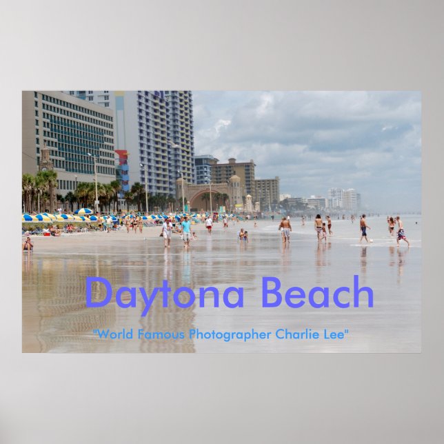 Poster Daytona Beach, "World Famou... (Devant)