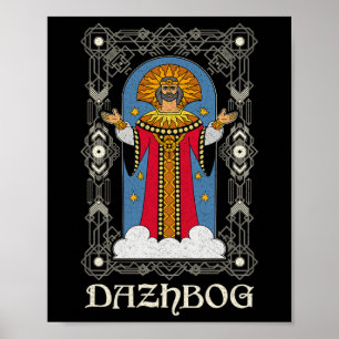 Poster Dazhbog Ancien Mythe Slave Païen Russe