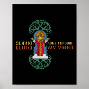 Poster Dazhbog Ancien Mythe Slave Païen Russie