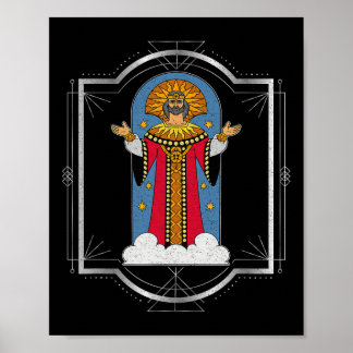 Poster Dazhbog Ancien Mythe Slave Païen Russie