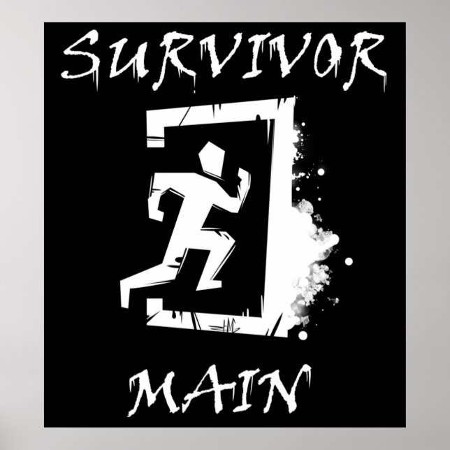 Poster DBD Dead by Daylight Survivor Main (Devant)