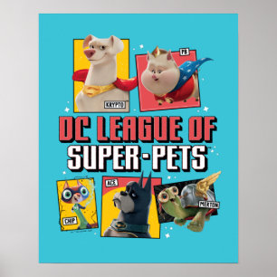 Poster DC League of Super-Pets Character Panels