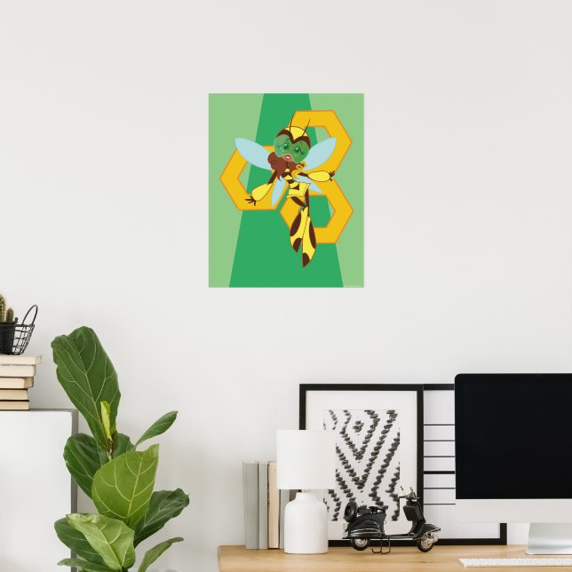 Poster DC Super Hero Girls Bumble Bee (Bureau à domicile)