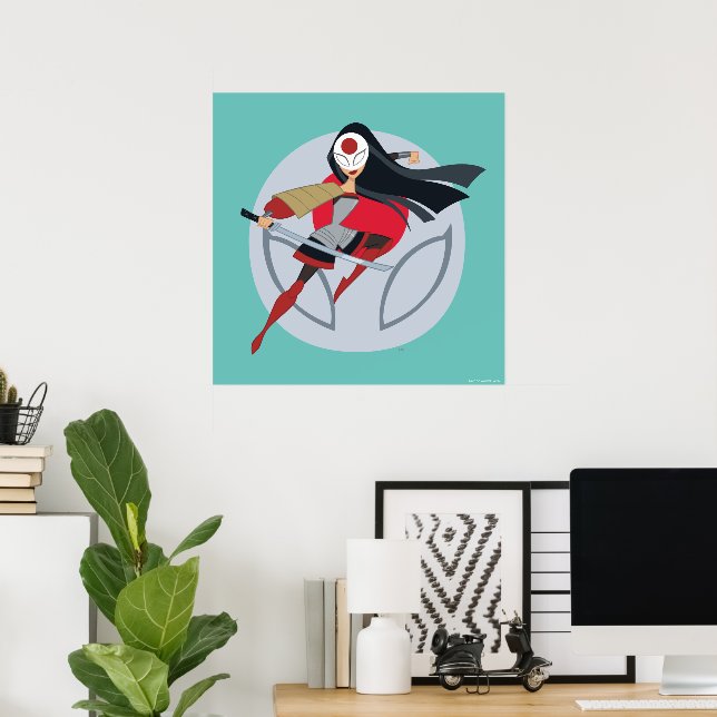 Poster DC Super Hero Girls Katana (Bureau à domicile)