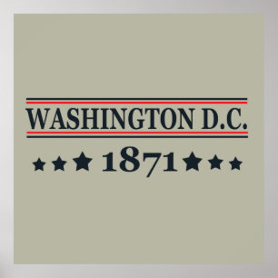 Poster dc washington