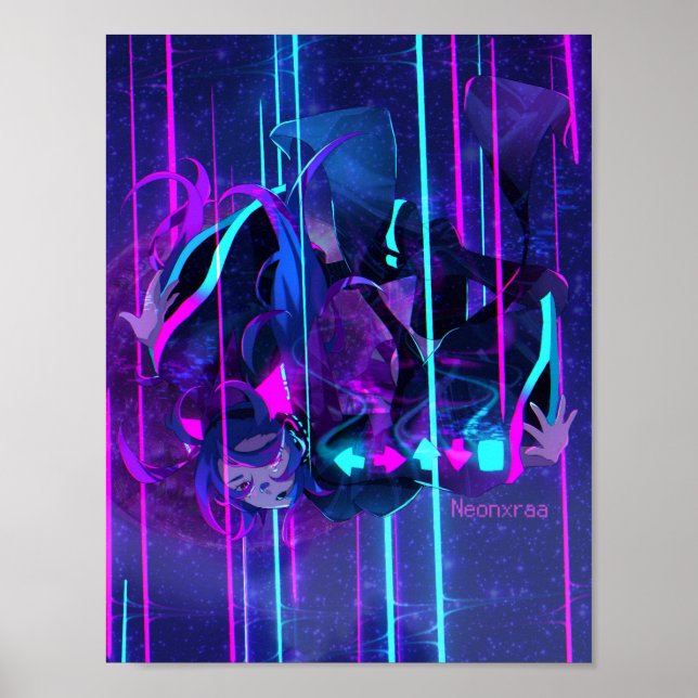 Poster DDR Anime Girl (Devant)