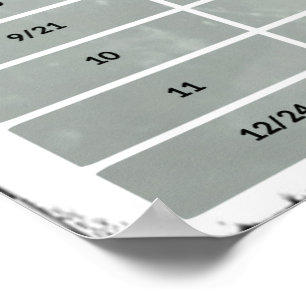 Poster de 20 po x 10 po, Intervalles de guitare ro