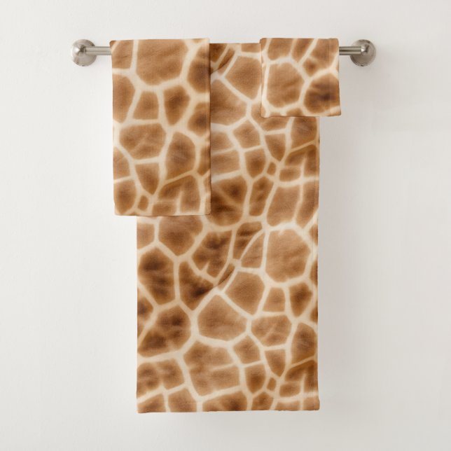Poster de animal crème Brown Giraffe (En situation)
