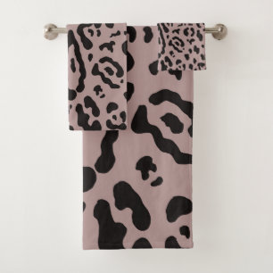 Poster de animal de Cheetah Leopard rose mauve