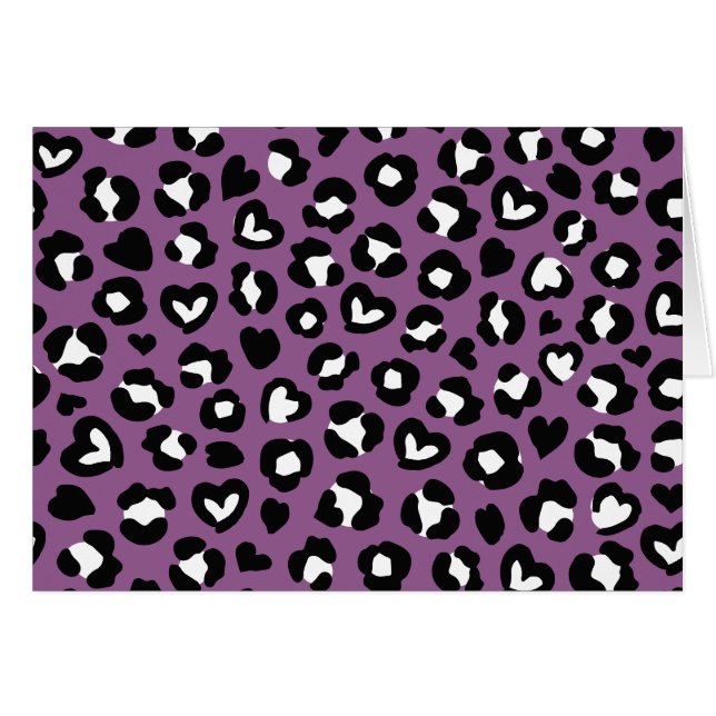 Poster de animal, Léopard Violet, Spots De Cheetah (Devant horizontal)