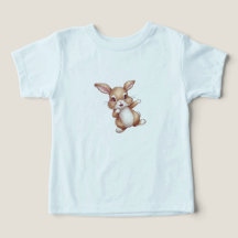 Poster de animal T-Shirt de lapin mignon