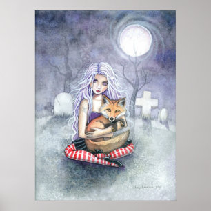 Poster de Annie's Fox Gothic Girl et Fox