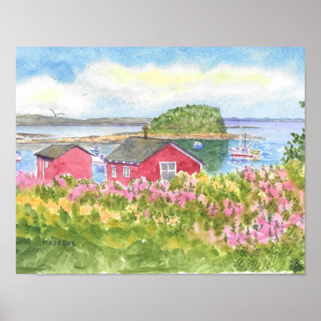 Poster de Bailey's Island Maine (Devant)
