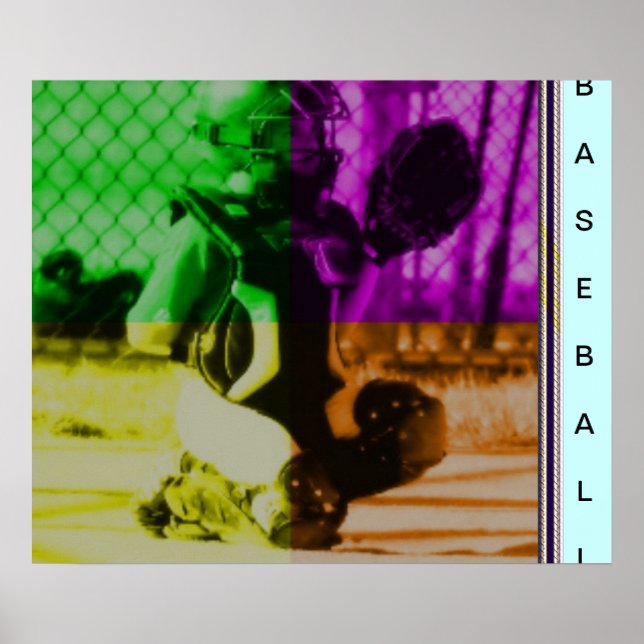 Poster de baseball (Devant)
