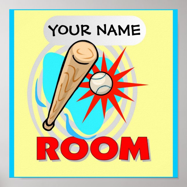 Poster de baseball (Devant)