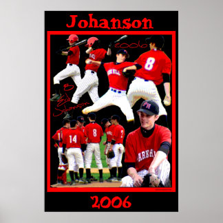 Poster de baseball Johanson Freshman