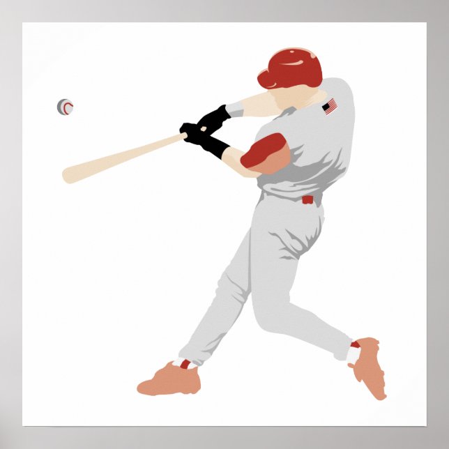 Poster de baseball Slugger (Devant)