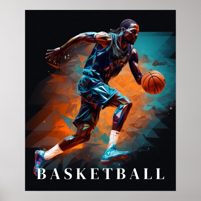 Poster de basket-ball (Devant)