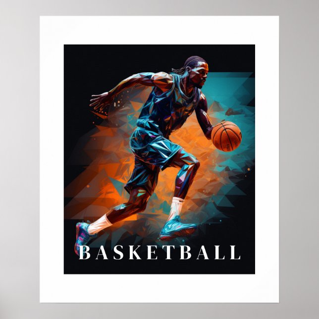 Poster de basket-ball (Devant)