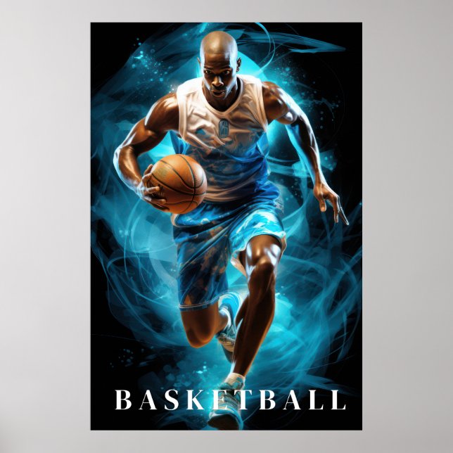Poster de basket-ball (Devant)