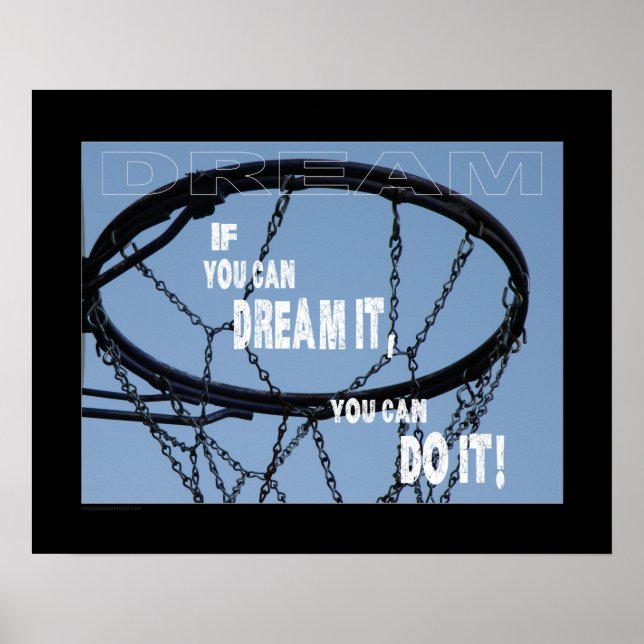Poster de basket-ball #117 (Matte) (Devant)