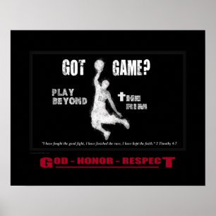 Poster de basket-ball #125 (Matte)
