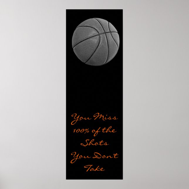 Poster de basket-ball pour raisons panoramiques (Devant)