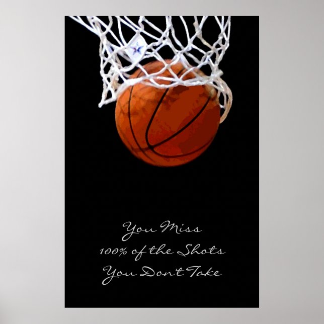Poster de basket-ball pour raisons sportives (Devant)