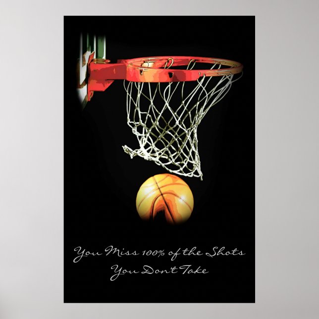 Poster de basket-ball sur la motivation des réalis (Devant)