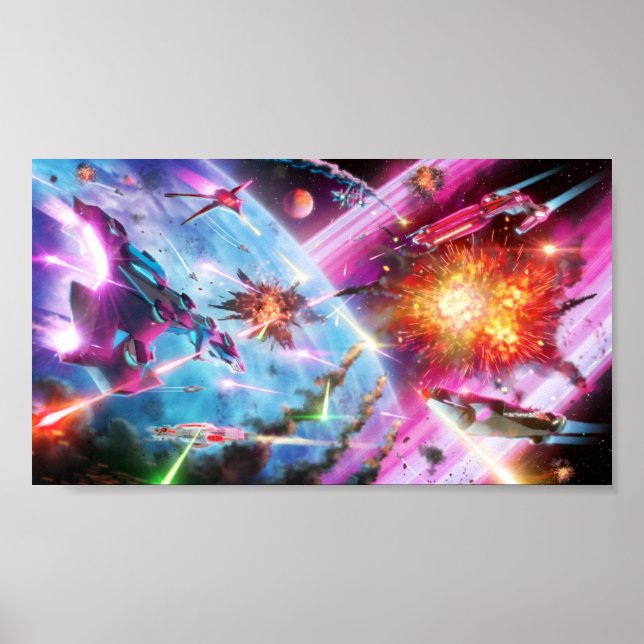 Poster de bataille de Galaxy (sans logo) (Devant)