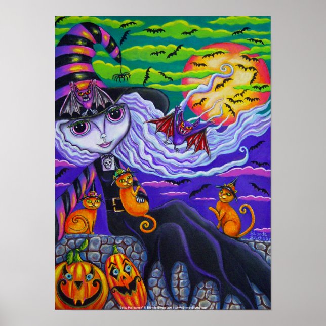 Poster de Batty Halloween (Devant)