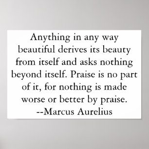 Poster de beauté et de louange