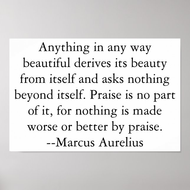 Poster de beauté et de louange (Devant)