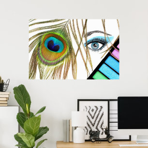 Poster de beauté maquillage