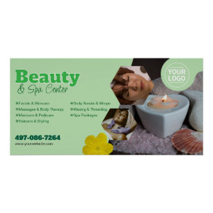 Poster de beauté Spa personnalisé brillant