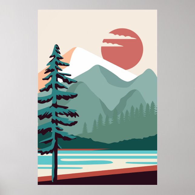 Poster De beaux paysages (Devant)