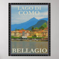 Poster de Bellagio Italie