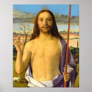 Poster de bénédiction de Jésus-Christ A